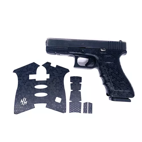 HANDLEITGRIPS Rubber Grip Enhancement for Glock 17/22/34/35 Gen 4, Black HAN615499527039
