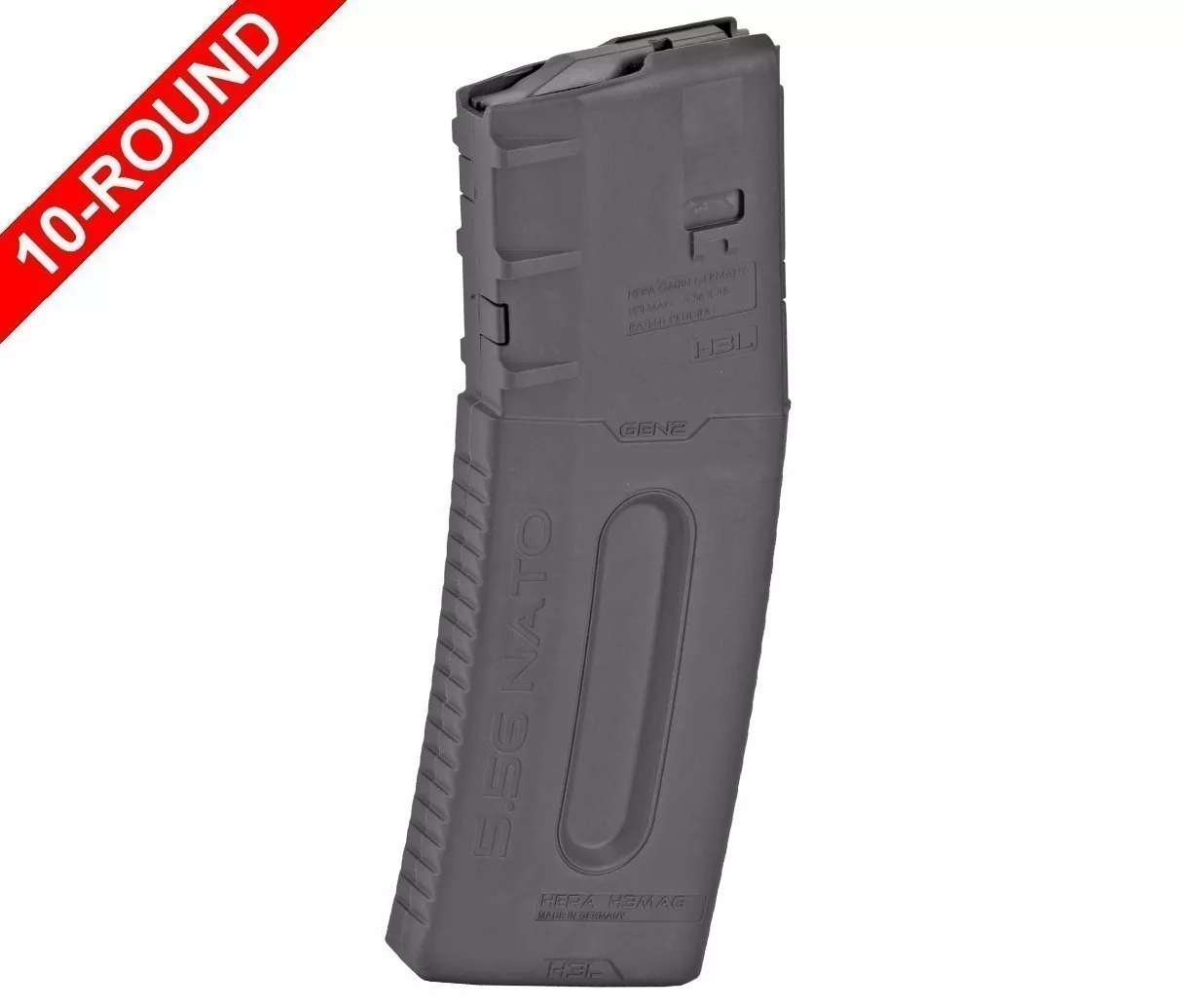 HERA Arms H3L 10-round Polymer Magazine 5.56 - Black