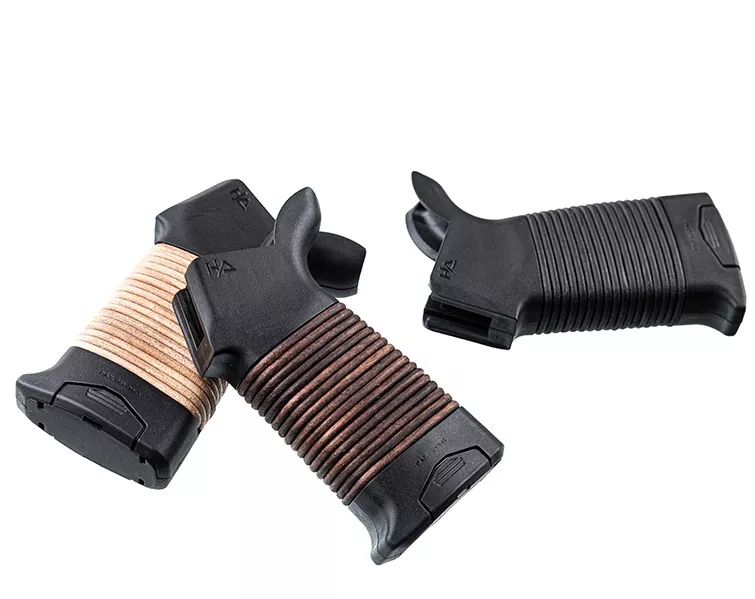 Hera USA H15GL Leather Wrapped Enhanced Pistol Grip AR15 AR-15 AR10
