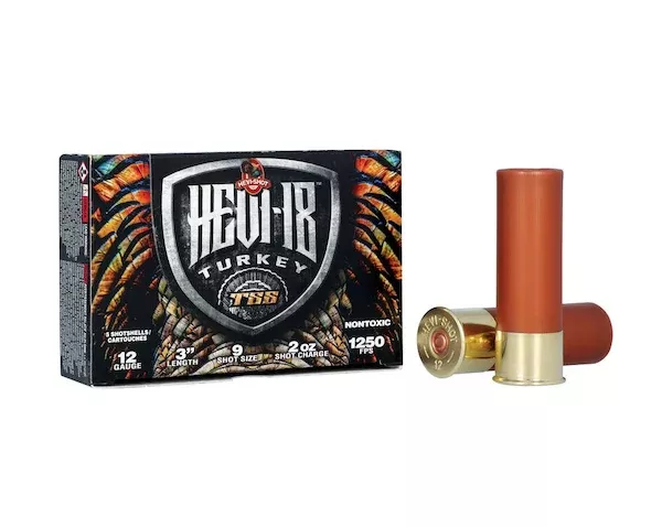 HEVI-SHOT HEVI-18 Tungsten Super Shot 12 Gauge 3in 2oz #9 Shotshells, 5/Box HS4009