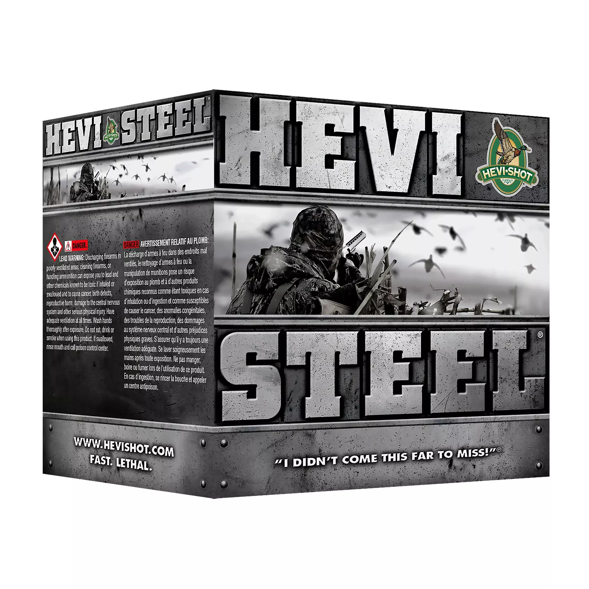 HEVI-Shot HEVI-Steel 12 Gauge 3in #2 Steel 1-1/4 oz 1500 fps Waterfowl Shotshells HS60002
