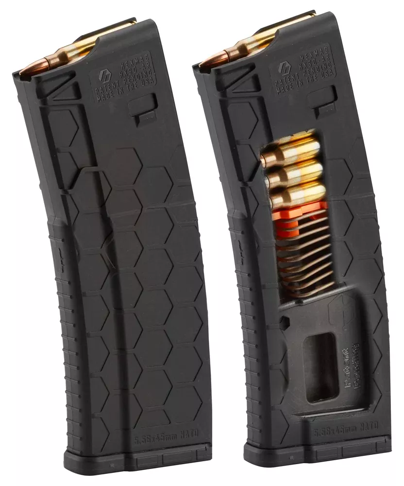 Hexmag HX1530ARBLK Series 2Black Detachable 15rd Multi-Caliber for AR-15