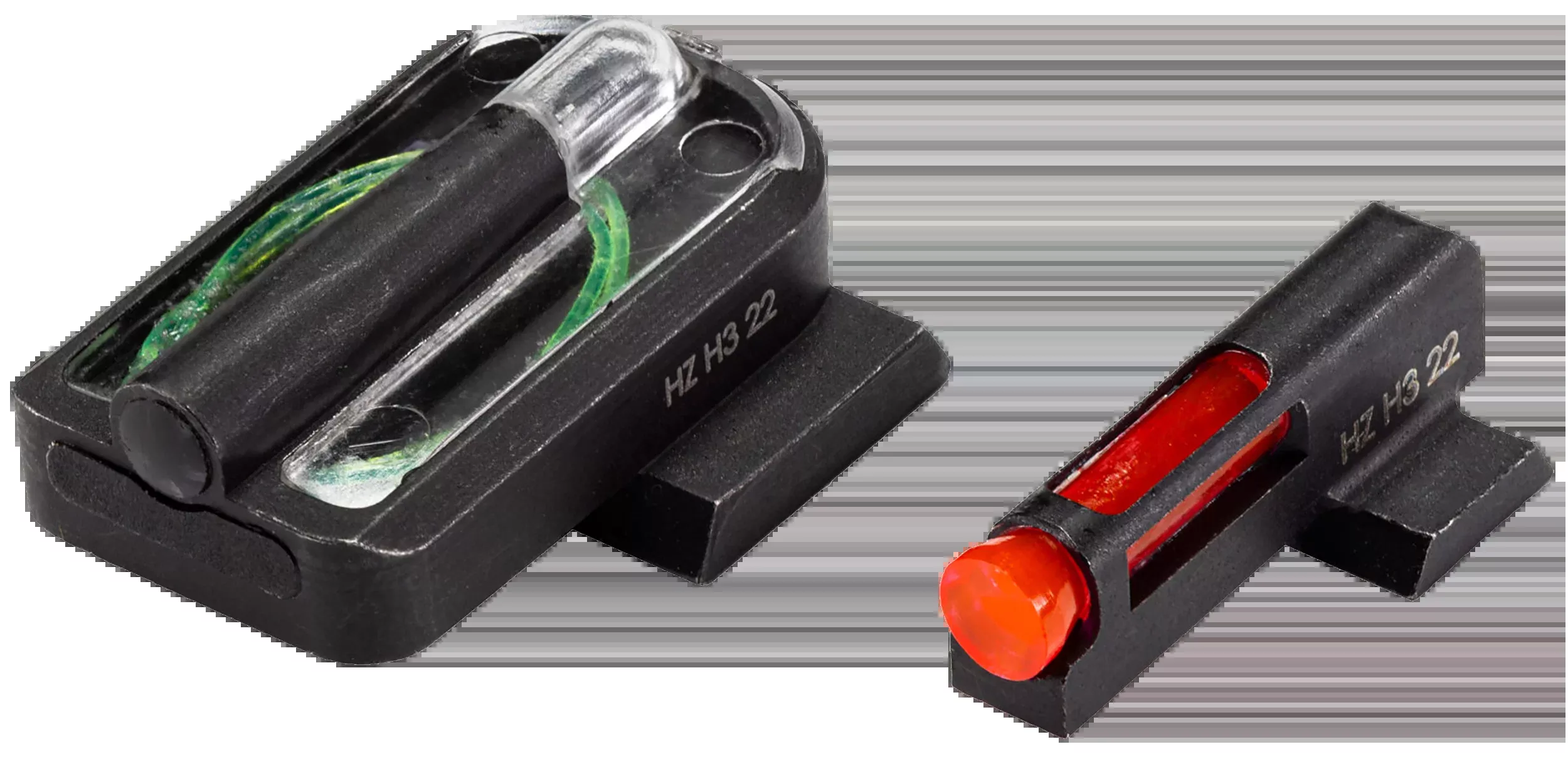 Hiviz FastDot H3 Tritium/Fiber Optic Sight Set for Canik Mete, Red Front & Green Rear CKMFD21