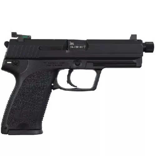 HK USP9 Tactical V1 DA/SA 9mm Handgun with 3-15 Round Magazines, Adjustable Night Sights, Match Trigger Parts and Threaded Barrel
