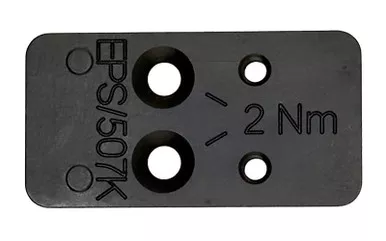HK VP9 Optics Adapter Plate Holosun 407K/507K/EPS - Fits the HK VP9 w/Optic Cuts, Black