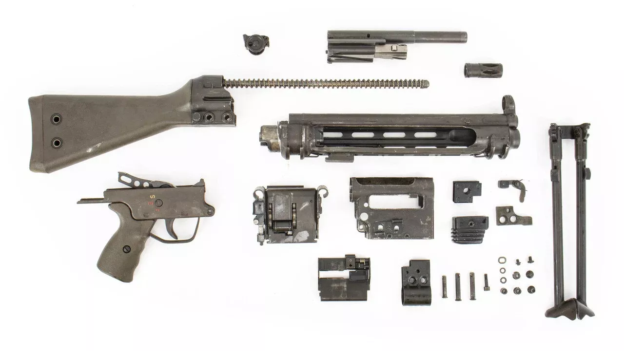 HK21 7.62x51 .308 Caliber Original FMP Parts Kit - Matching Serial Number - Very Good Condition