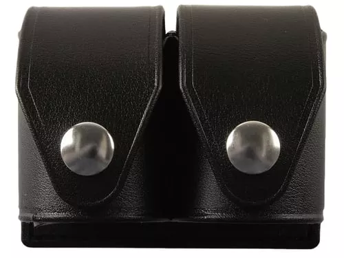 HKS 203PMBN SpeedLoader CaseDouble Black Hytrel Belt Loop Medium Belts 2.25" Wide