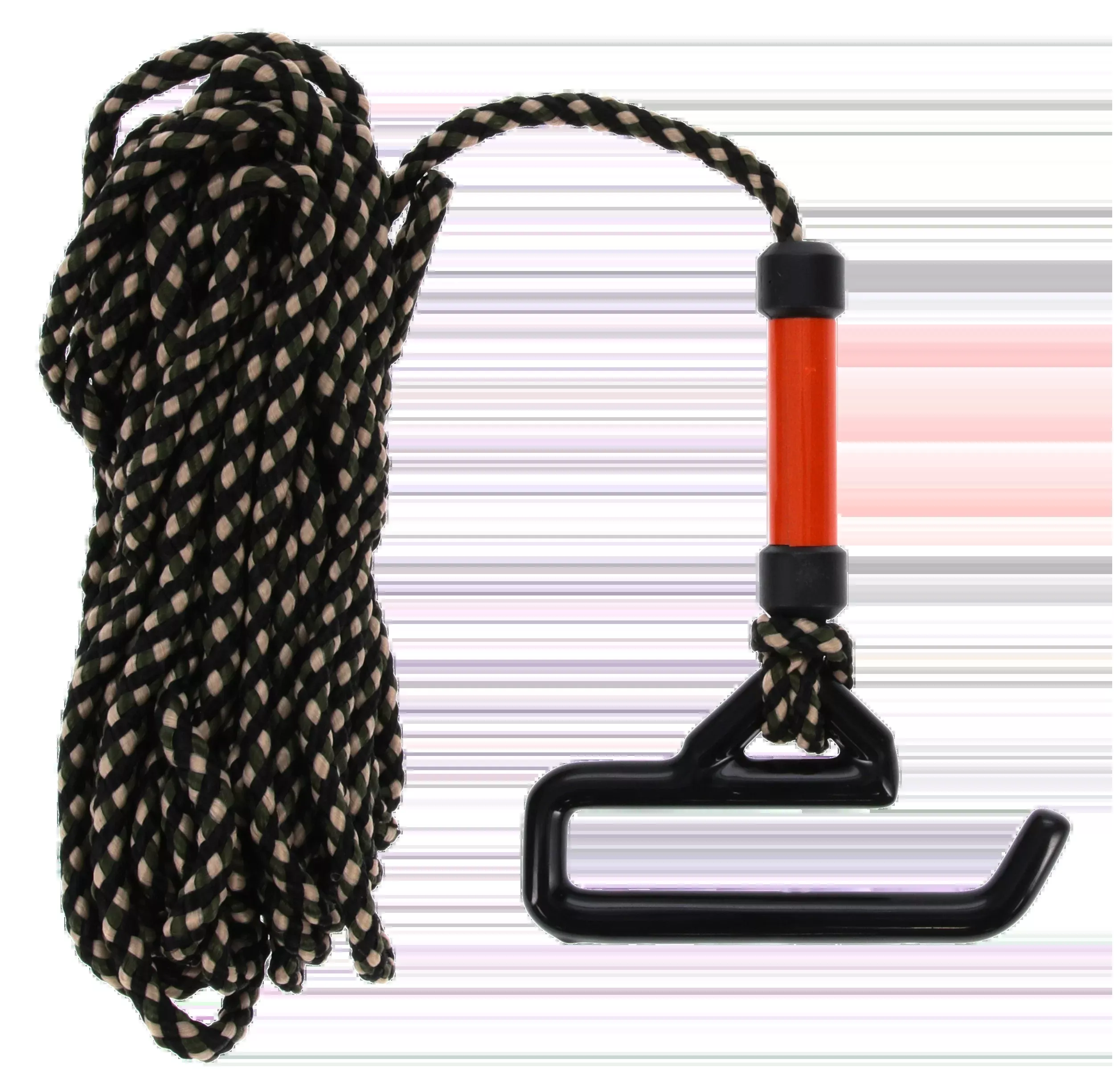 HME Archer's Limb Lift Hoist Rope, PVC-Coated Steel Hanger, Black/Green – HMEALL1