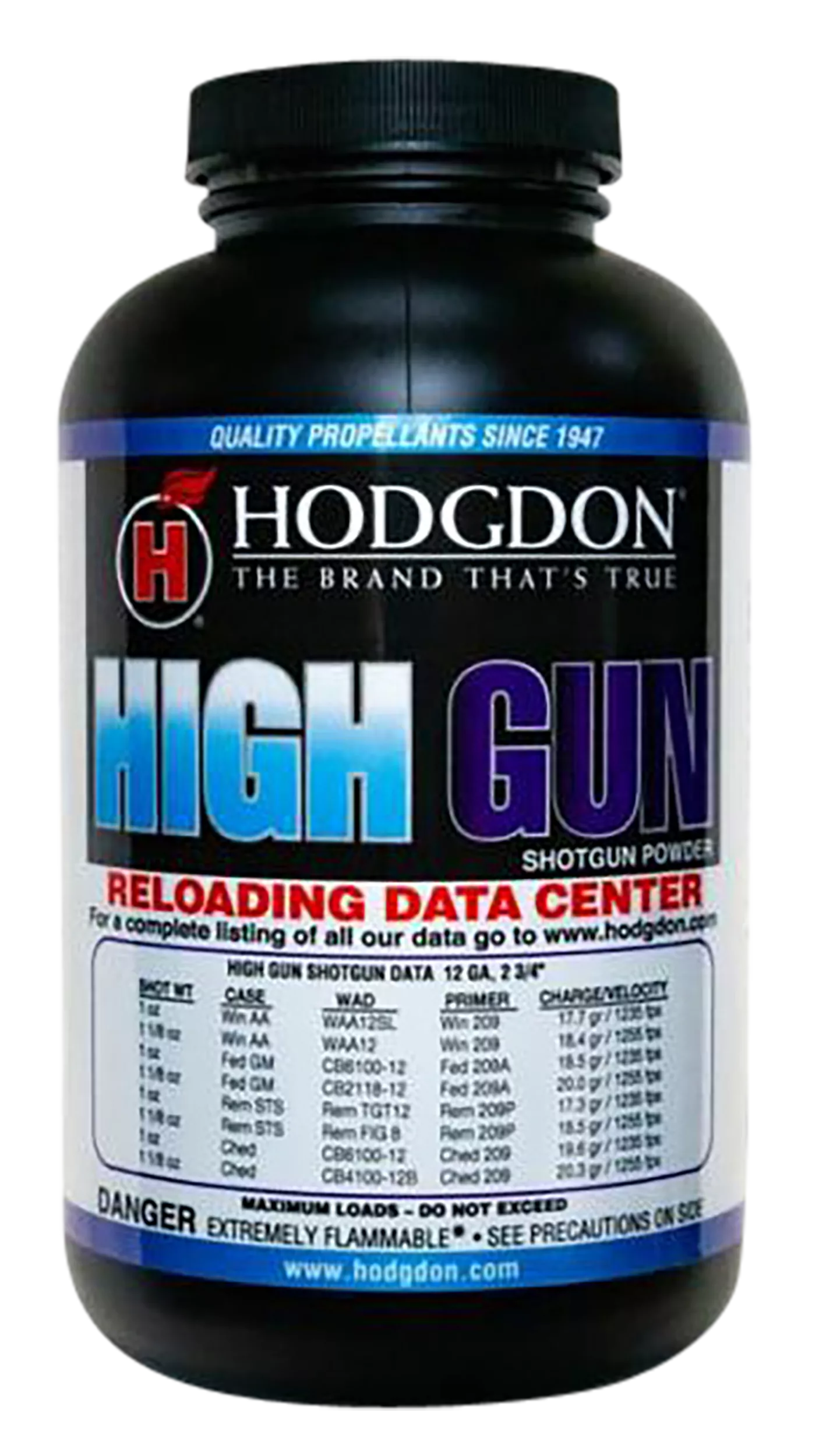 Hodgdon HG1 High Gun Powder Pistol/Shotgun 12 Gauge Gauge 1 lb