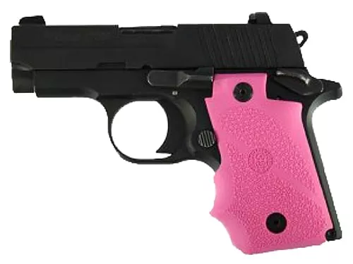 Hogue 38007 Rubber GripPink with Finger Grooves for Sig P238