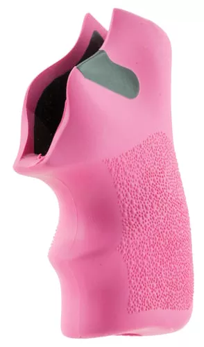 Hogue 78027 TamerCushion Pink Rubber Grip with Finger Grooves for Ruger LCR, LCRx