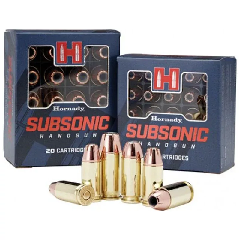 Hornady 90971 Subsonic .45 ACP 230 gr XTP 20rd box – Ammo
