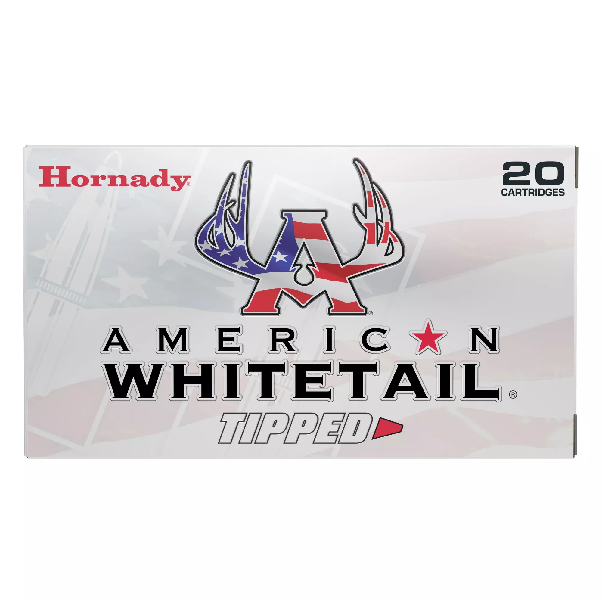 Hornady American Whitetail Tipped 7mm Remington Magnum 154gr SST Polymer Tip Rifle Ammo 80601