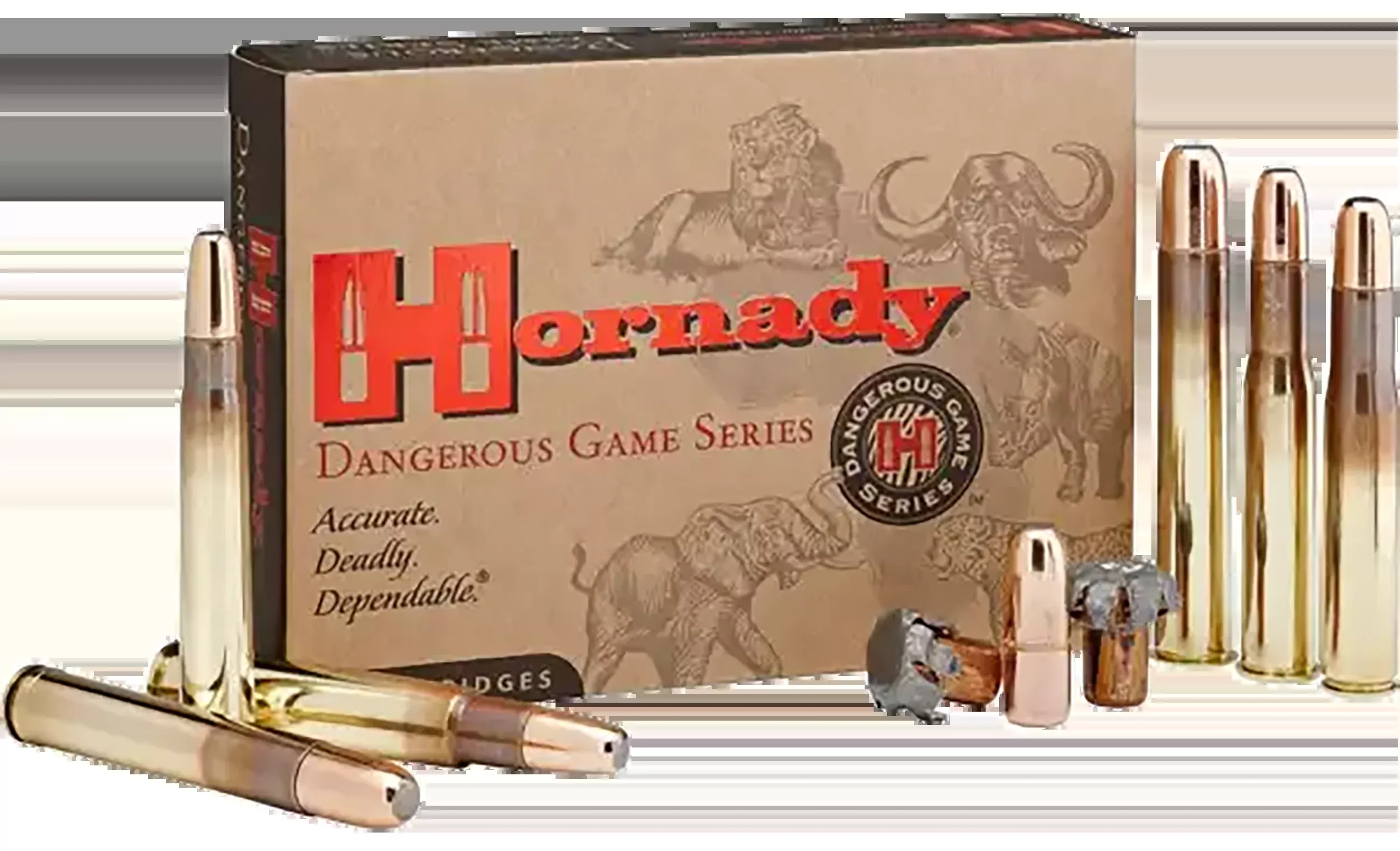 Hornady Dangerous Game .416 Ruger 400gr DGX Bonded Ammo 20-Round Box / 6-Box Case 82667