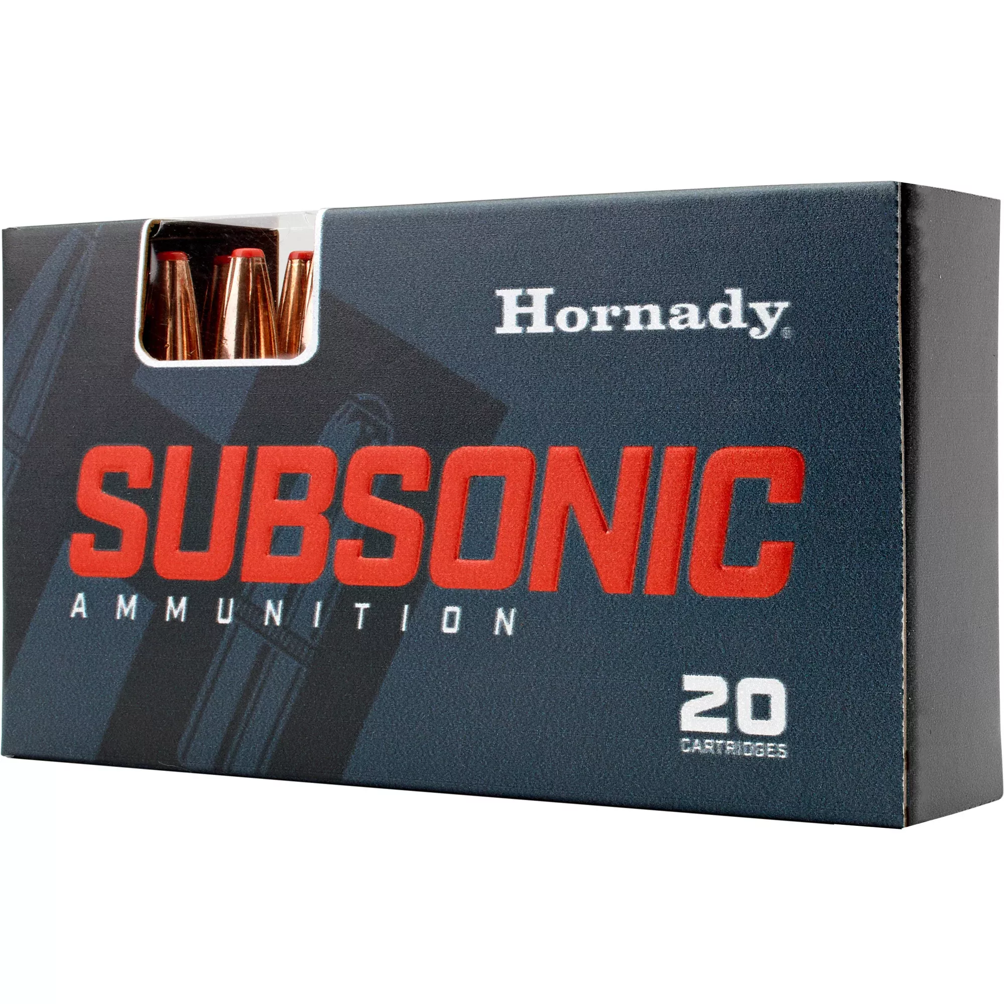 Hornady Subsonic .338 ARC 307gr Sub-X Polymer Tip Brass Cased Rifle Ammo, 20 Rounds 82272