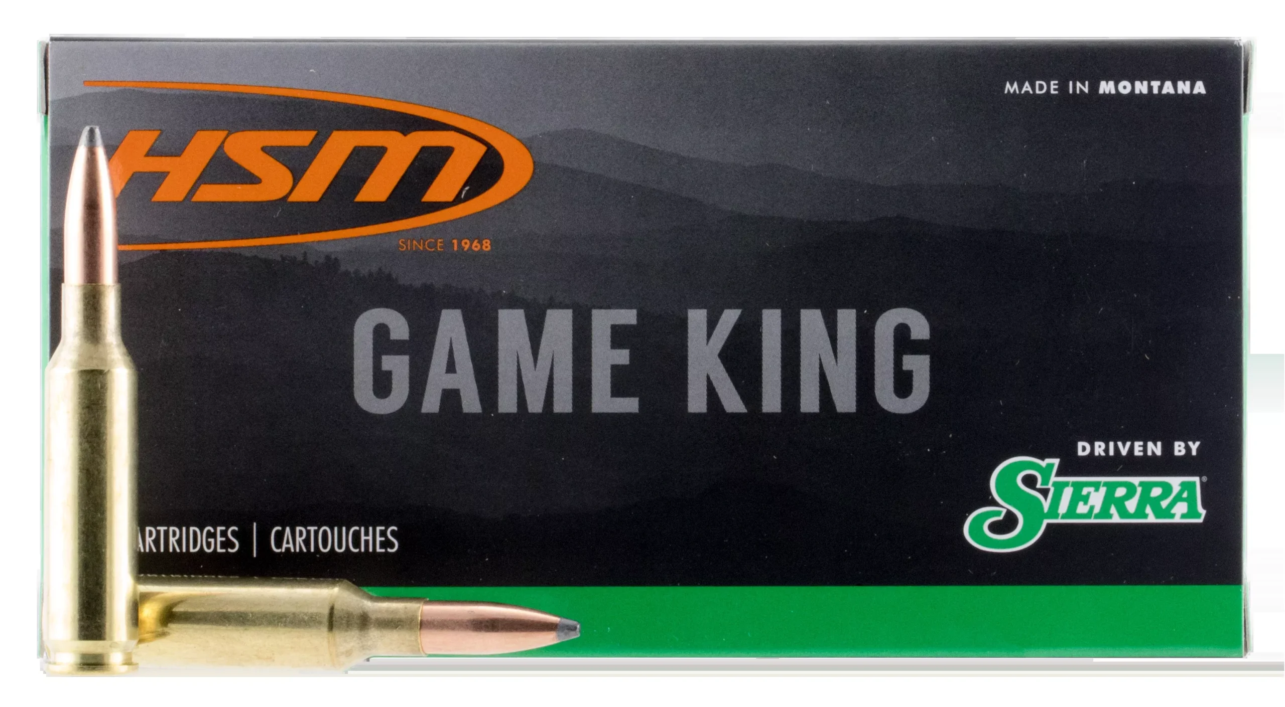 HSM Game King 6.5 Creedmoor 140gr Sierra GameKing Spitzer Boat Tail Rifle Ammo 65CREEDMOOR1N