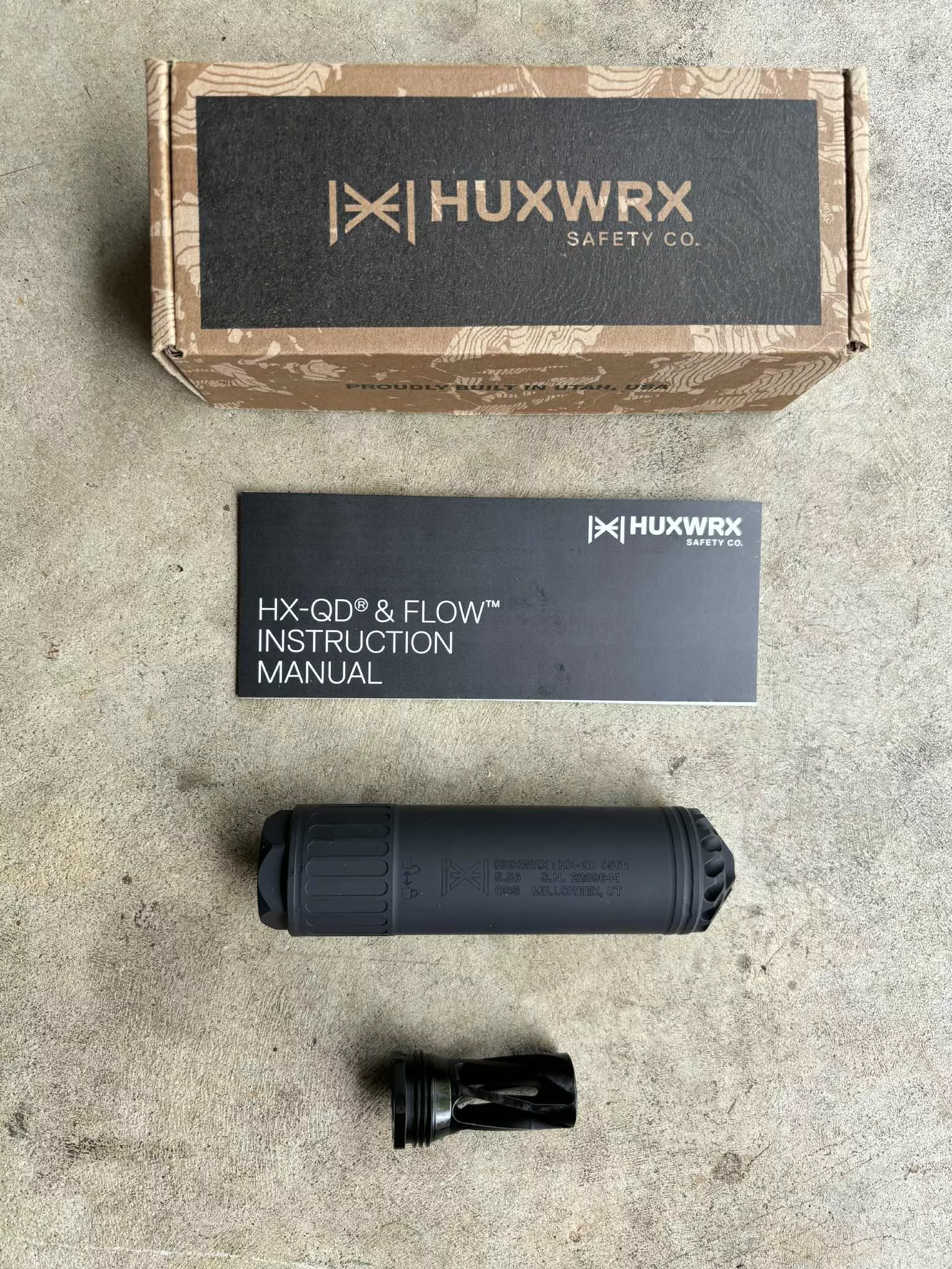 Huxwrx HX-QD 556K Suppressor with Flash Hider - New