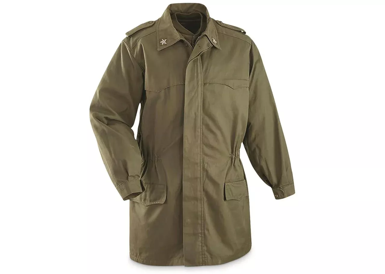 Italian OD Parka with Liner - Large - Used