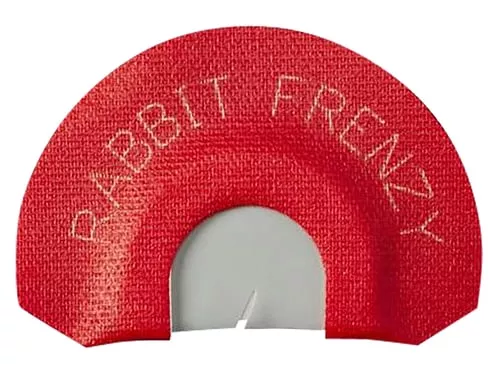 Johnny Stewart Wildlife Calls JSDIA6 Rabbit FrenzyDiaphragm Call Double Reed Rabbit Sounds Attracts Predator Species Red 45 Degree Cut