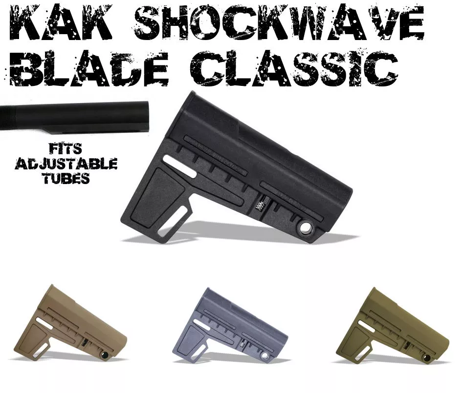 KAK Shockwave Blade Classic Adjustable AR15 Pistol Stabilizer AR-15 Brace Stock