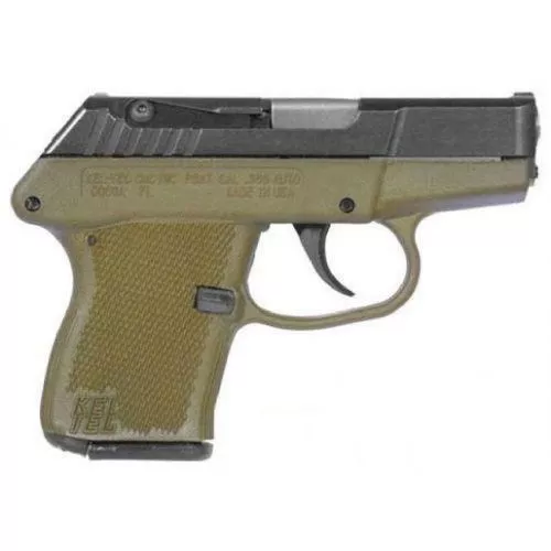 Kel-Tec P-3AT .380 ACP 6+1 Pistol - Green Frame