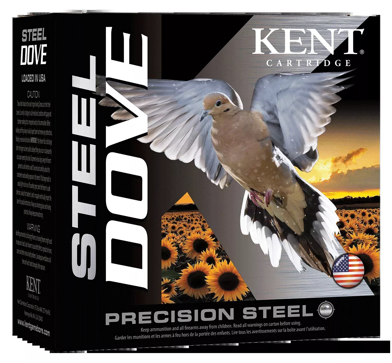 Kent Cartridge Steel Dove Precision Steel 12 Gauge 2-3/4" 1 oz #6 Shot 25-Round Box K12SD286