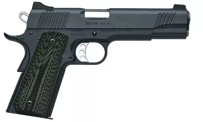 Kimber Custom TLE II 45 Auto with Night Sights and G10 Grips