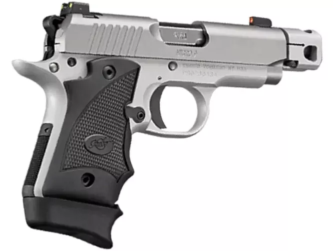 Kimber Micro 9 Stainless Semi-Automatic Pistol 9mm Luger 3.45″ Barrel 7-Round Stainless Black with Compensator