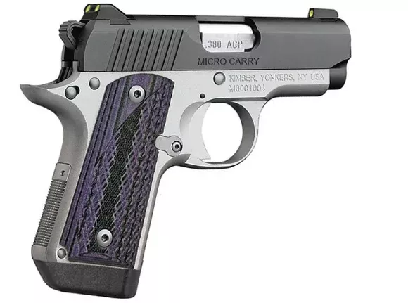 Kimber Micro Carry Advocate 380 Auto with Purple G10 Grips