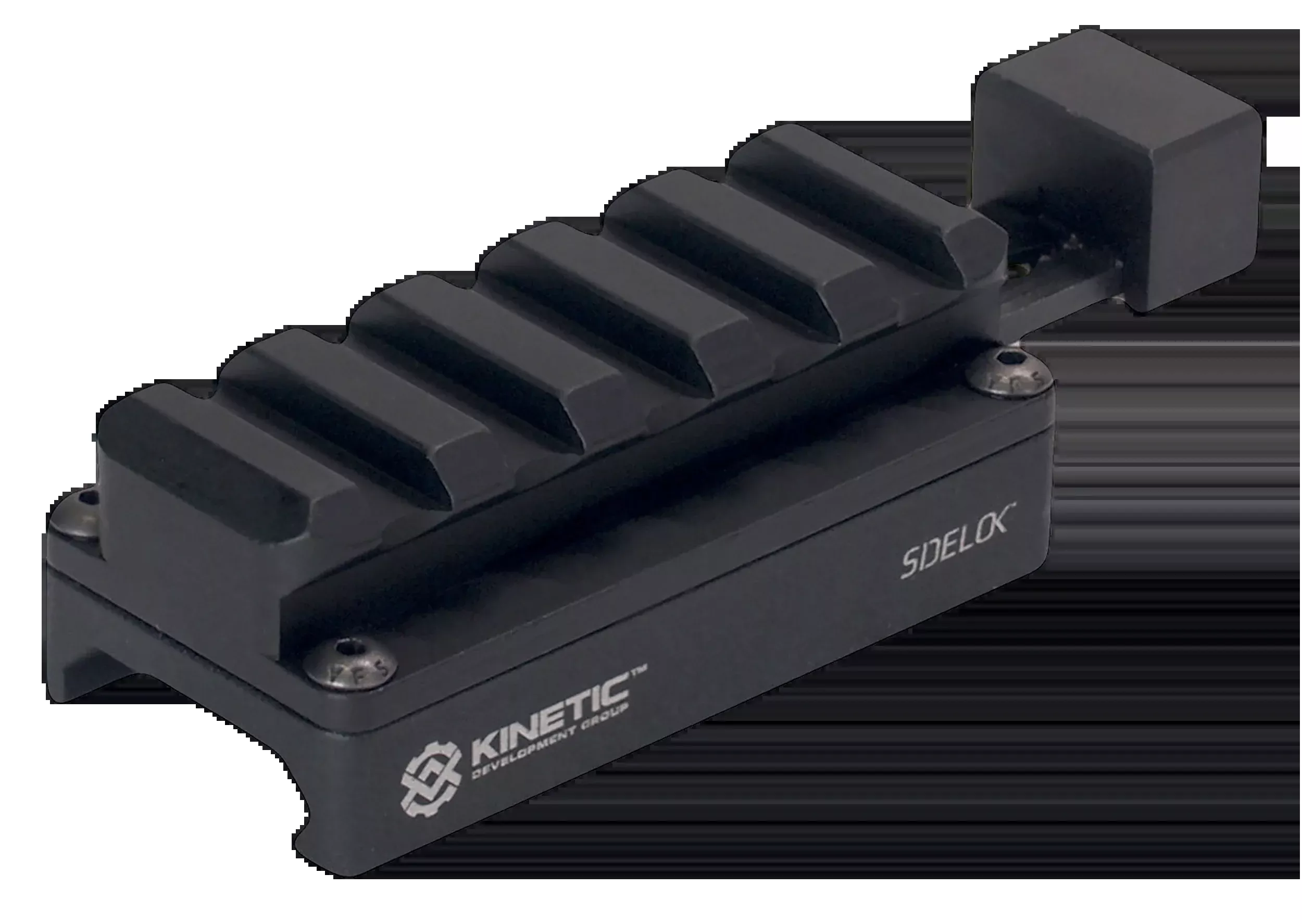 Kinetic Development Group SIDELOK Universal Short Scope Riser Mount, Picatinny QD, Black SID5-050