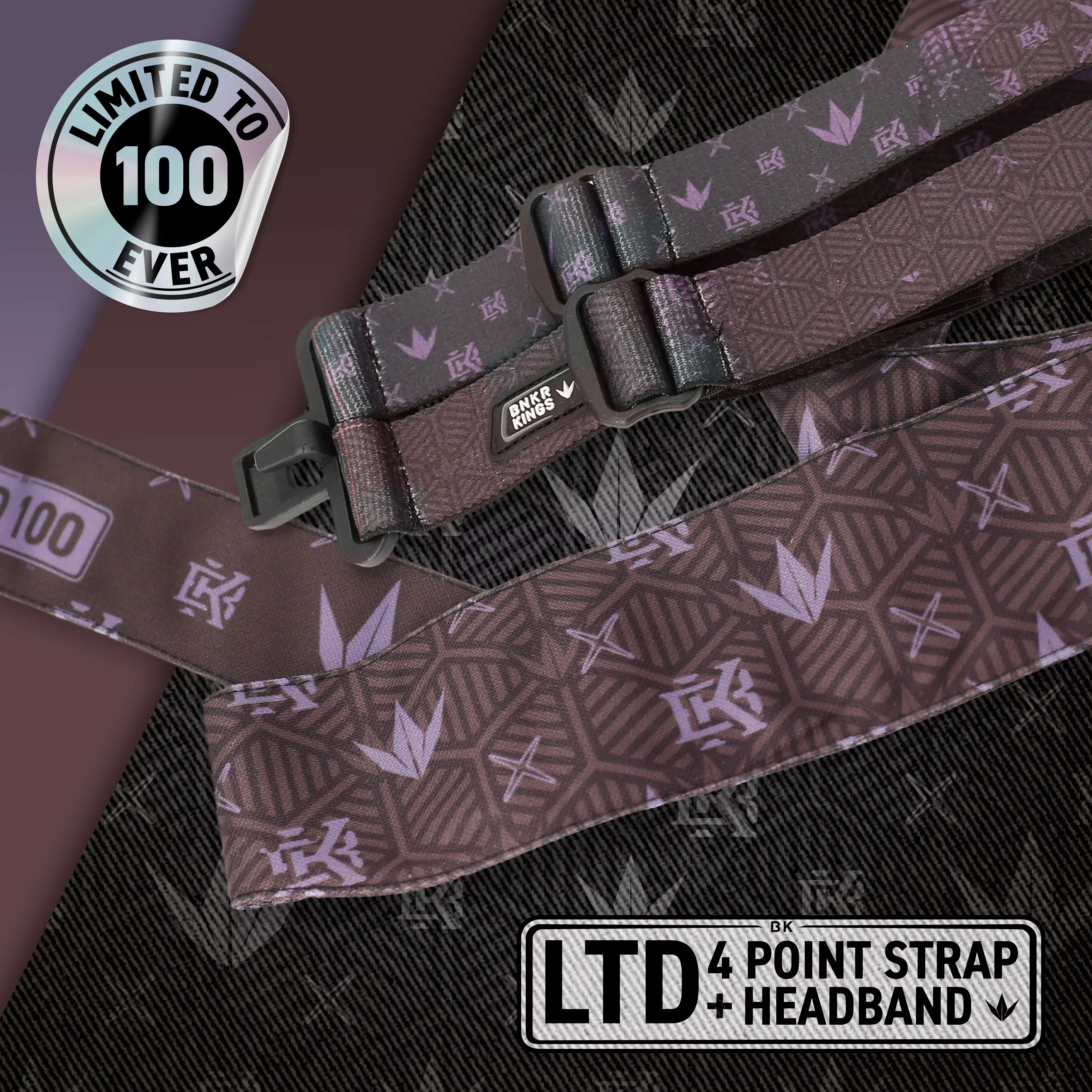 Kings Coronation4-Point Strap & Headband Pack - Limited to 100
