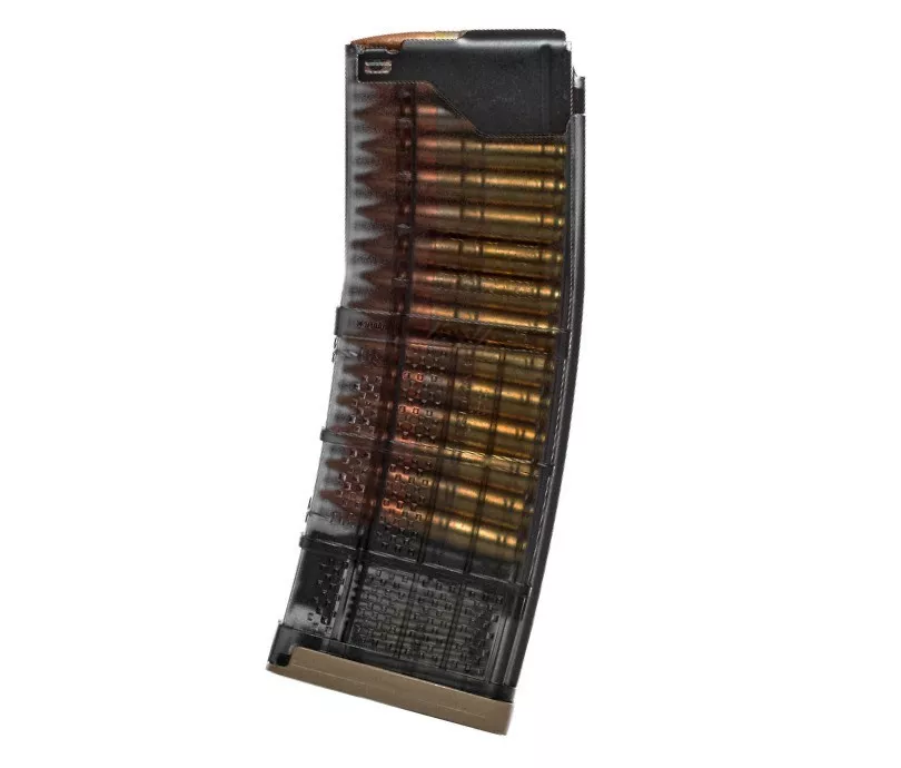 Lancer L5AWM 30-round Magazine 300 BLK - Translucent Smoke