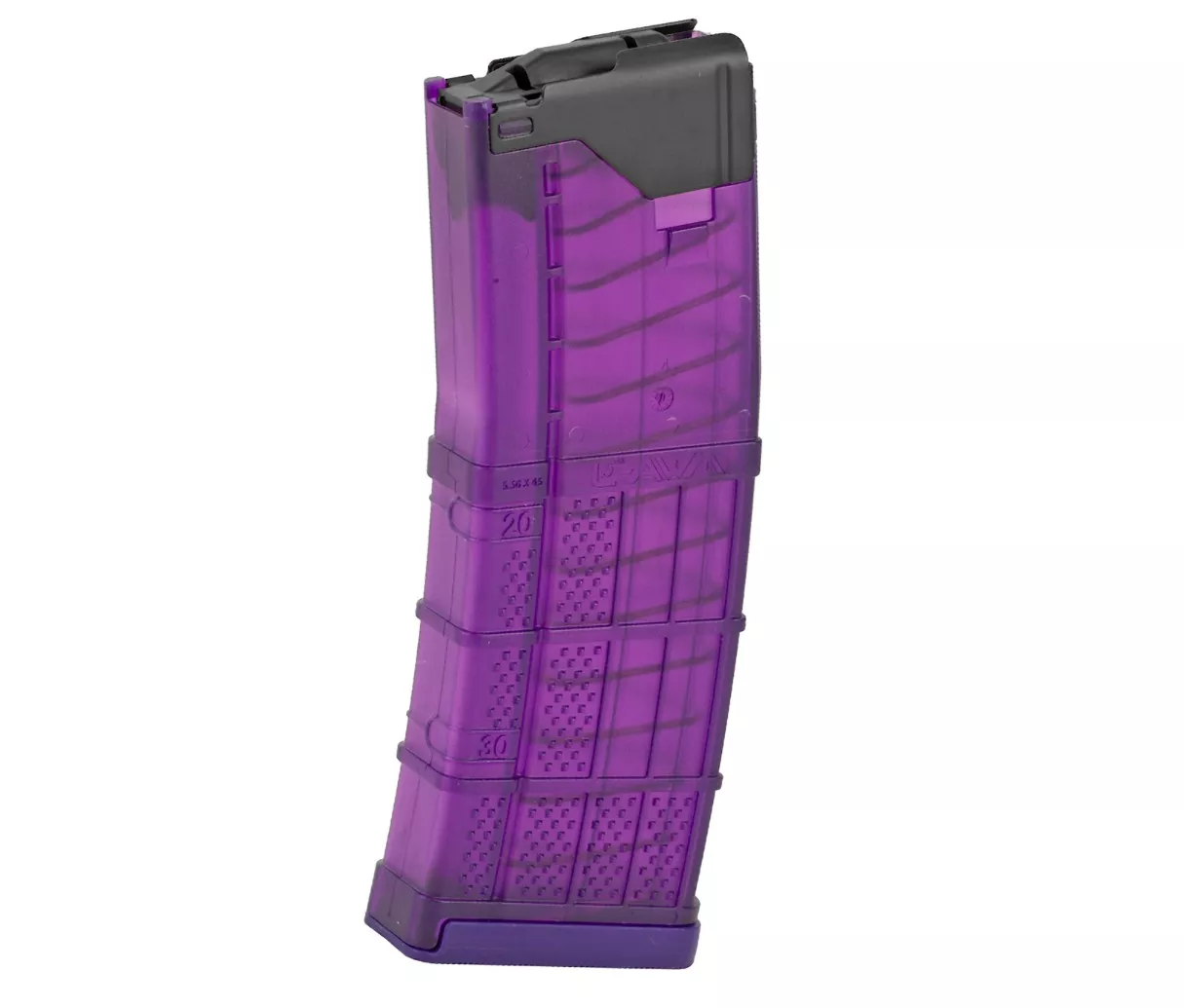 Lancer L5AWM 30-round Magazine 5.56 - Translucent Purple