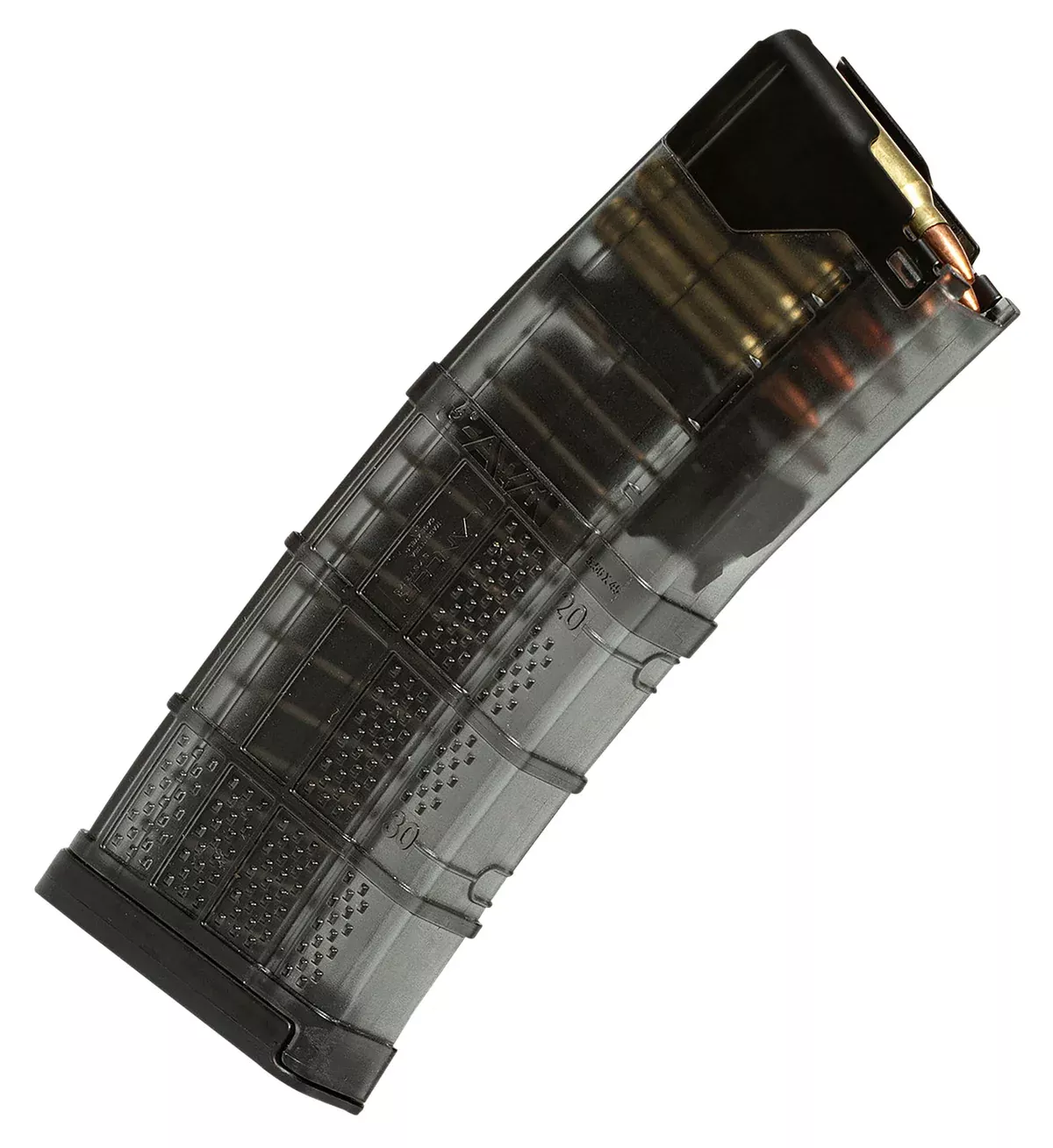 Lancer L5AWML1030SMK L5AWMSmoke Detachable 10rd 5.56x45mm NATO for AR-Platform