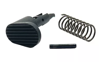LBE Unlimited Teardrop Forward Assist Assembly - Fits AR15, Black, Includes Spring and Pin