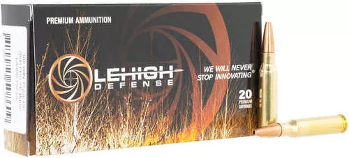 Lehigh Defense LA308152CC Controlled Chaos 308 Win 152 Grain 20 Per Box