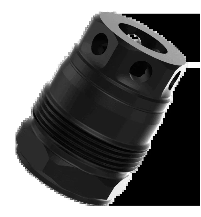 Liberty Precision Machine Baby Bell Muzzle Brake, 1/2-28 Thread Pitch for Barrels LPM-2011