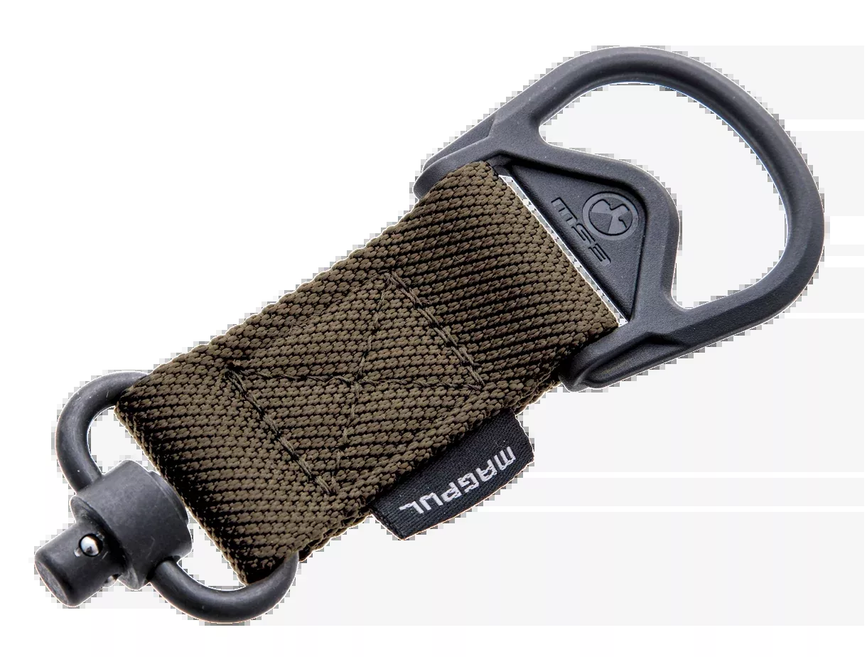 Magpul Industries Corp MS1/MS3 QD Sling Adapter, Steel & Polymer, 1.25 in Nylon Webbing – MAG517COY
