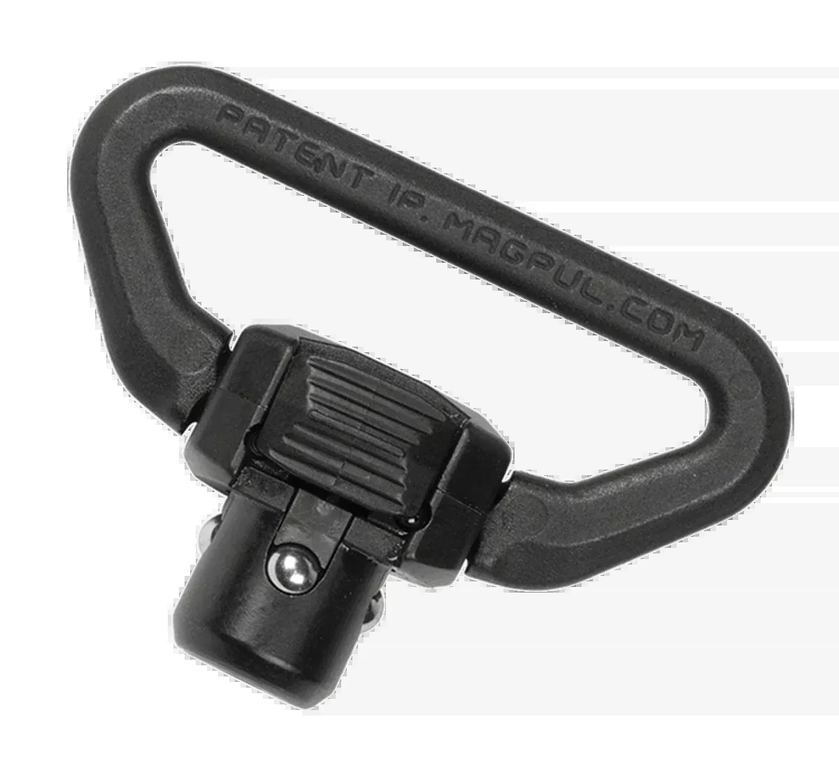 MAGPUL INDUSTRIES CORP QDM Quick Disconnect Sling Mount, Melonite Steel, 1.25 in Webbing — MAG543BLK