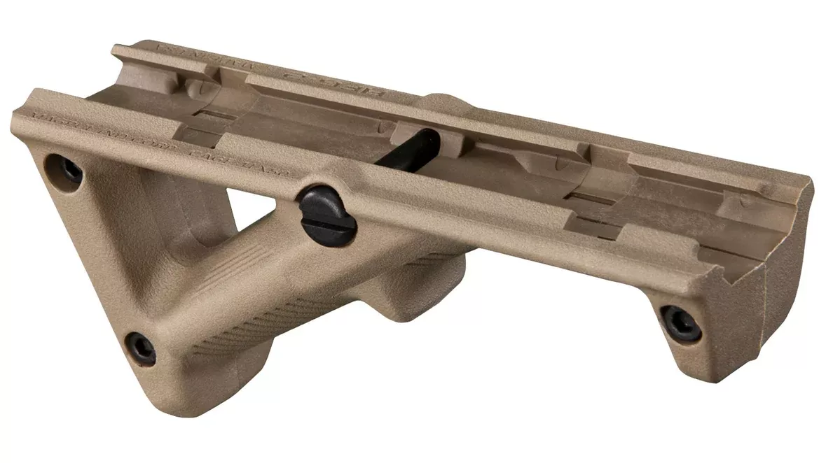 Magpul MAG414-FDE AFG-2Flat Dark Earth Polymer Angled Foregrip for AR-Platform or Most Picatinny Railed Handguard