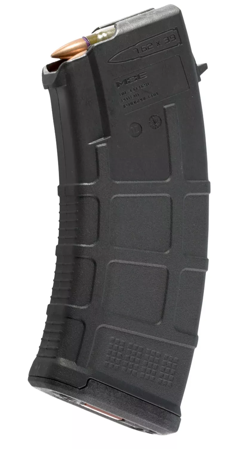Magpul MAG658BLK PMAG MOE 20rd 7.62x39mm Fits AK-Platform/AKM Black Polymer