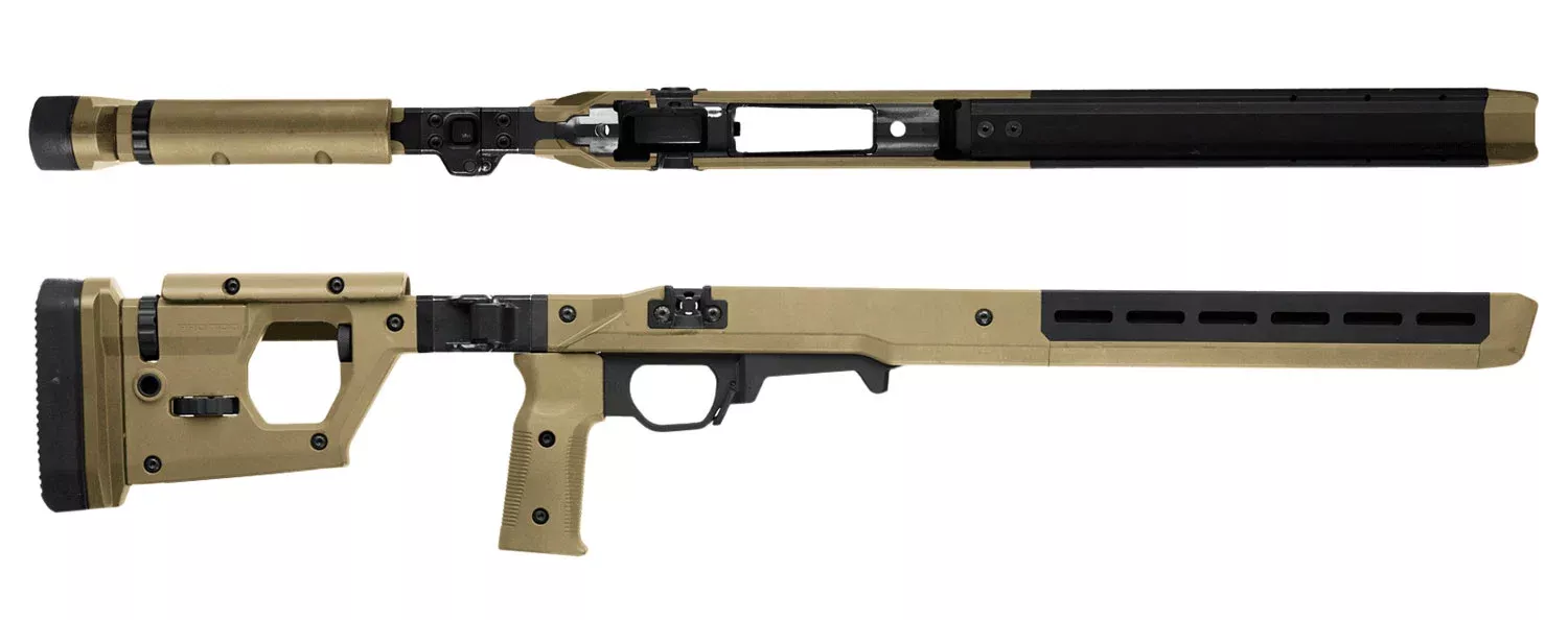 Magpul MAG802-FDE Pro 700 Stock Folding Flat Dark Earth Synthetic for Remington 700 SA