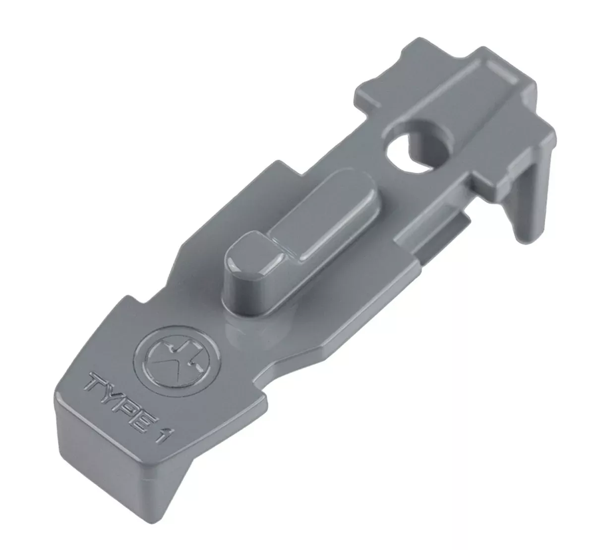 Magpul MAG803-GRY Tactile Lock-Plate Type 1 Made of Polymer w/ Stealth Gray Finish & 1/8" Single Ridge for PMAG 10/20/30 AR/M4 GEN M3/AR 300 B GEN M3 Floor Plates/5 Per Pack