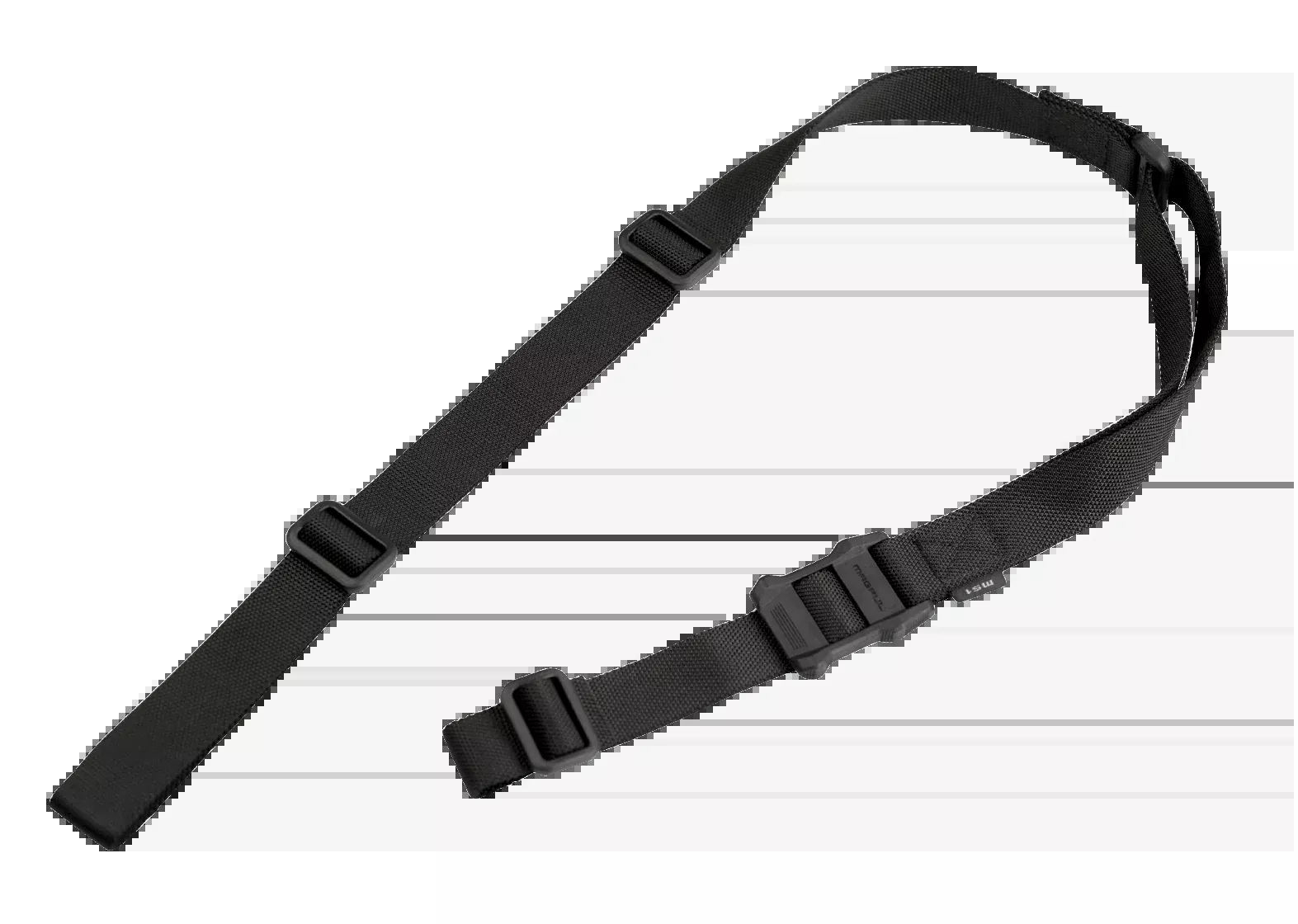 Magpul MS1 Two-Point Rifle Sling, Black Nylon, 1.25 in Wide, 48–60 in OAL — MAG513BLK