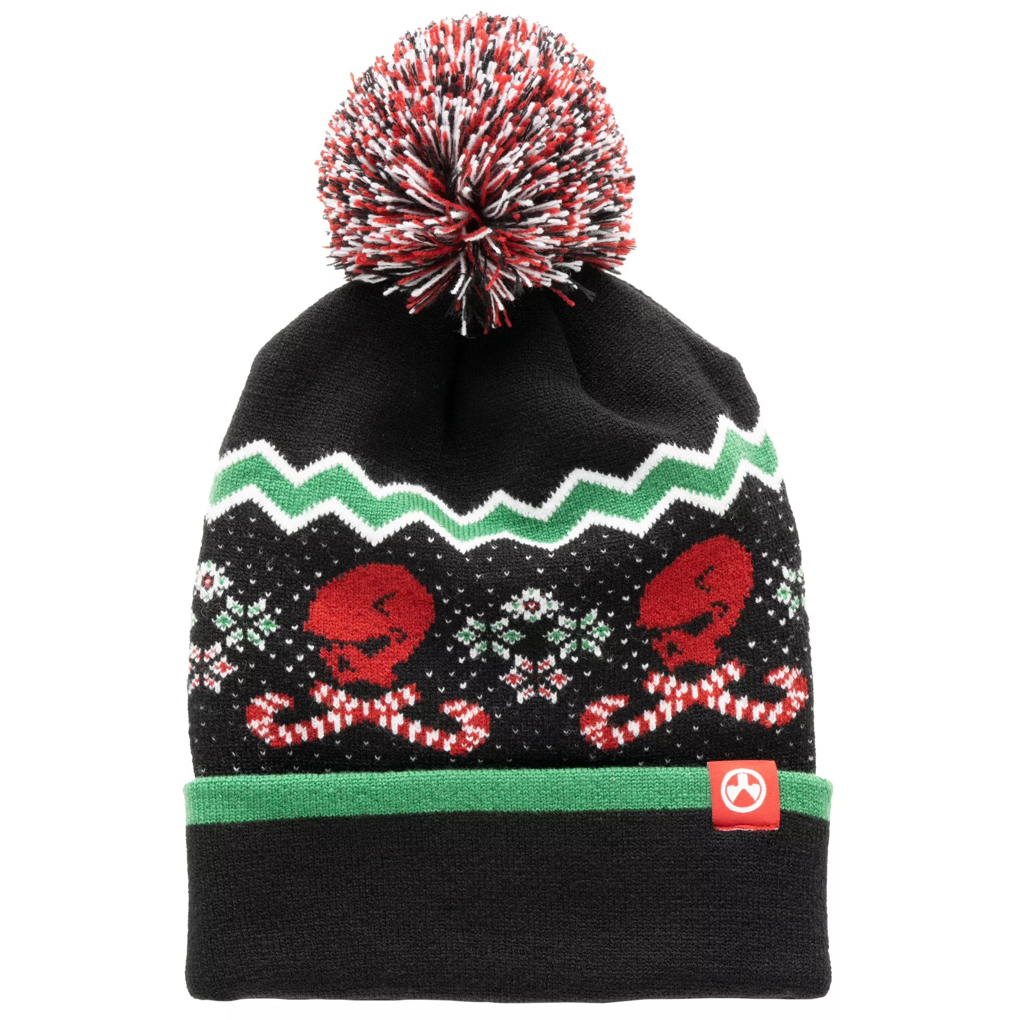 Magpul Ugly Christmas Beanie Krampus Custom Knit Skulls & Candy Canes