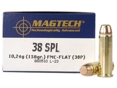 Magtech .38 Special Ammo 158 Grain Full Metal Jacket