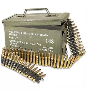 Magtech/CBC 7.62x51 NATO Mil-Spec Blanks Linked Ammo