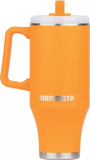 Mammoth Ascent 40oz Tumbler with Handle - Blaze Orange