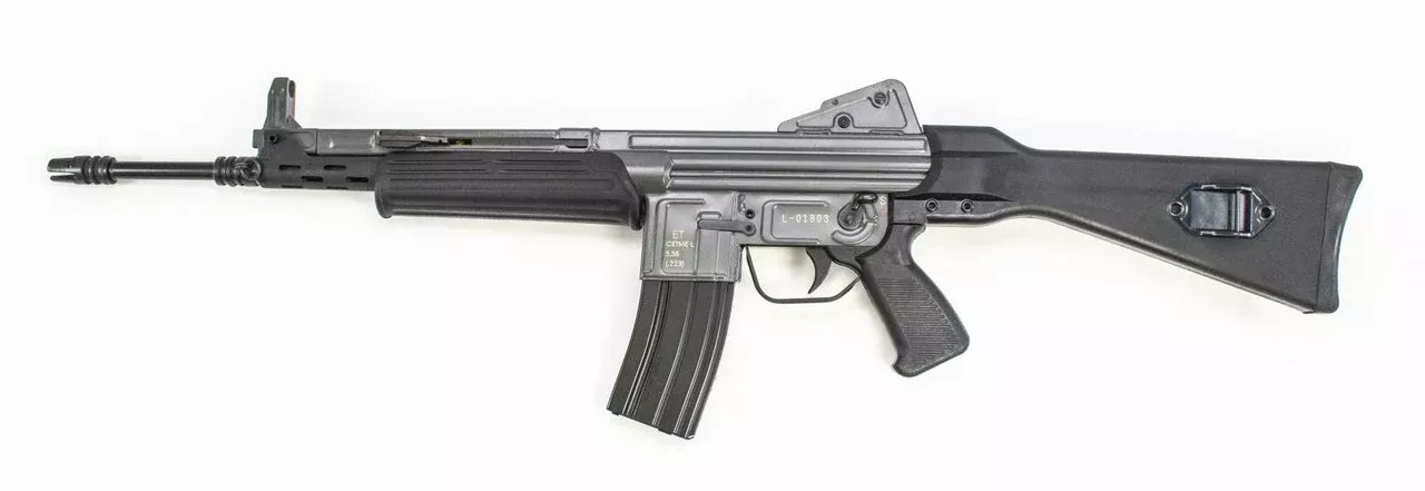 MarColMar CETME L .223/5.56 with Black Furniture - Sig Grey Cerakote