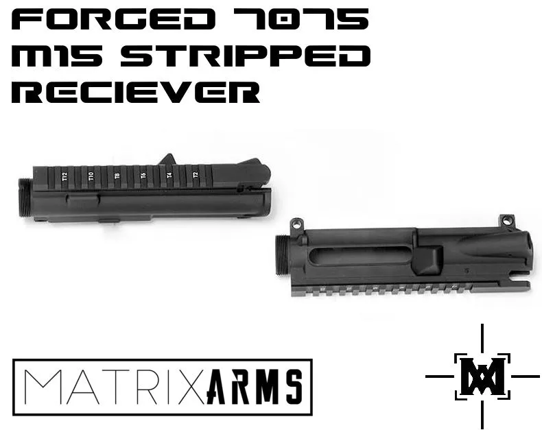 Matrix Arms Mil-spec AR15 Forged Stripped Upper Receiver 5.56 AR-15
